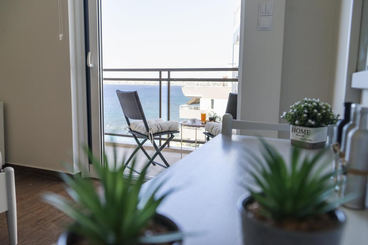 Blue Dreams - Spectacular Sea View Apartment In アテネ エクステリア 写真
